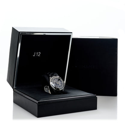 Chanel Stainless Steel Ceramic 33mm J12 Quartz Watch Black 5 of 5