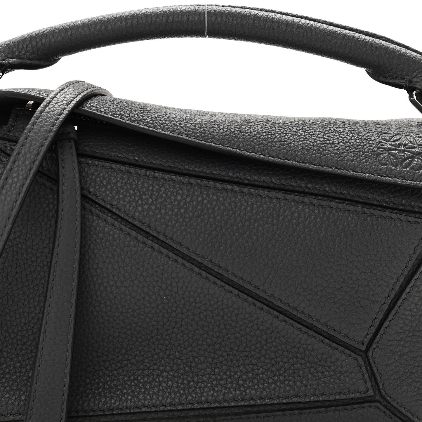 Calfskin Mini Puzzle Bag Anthracite