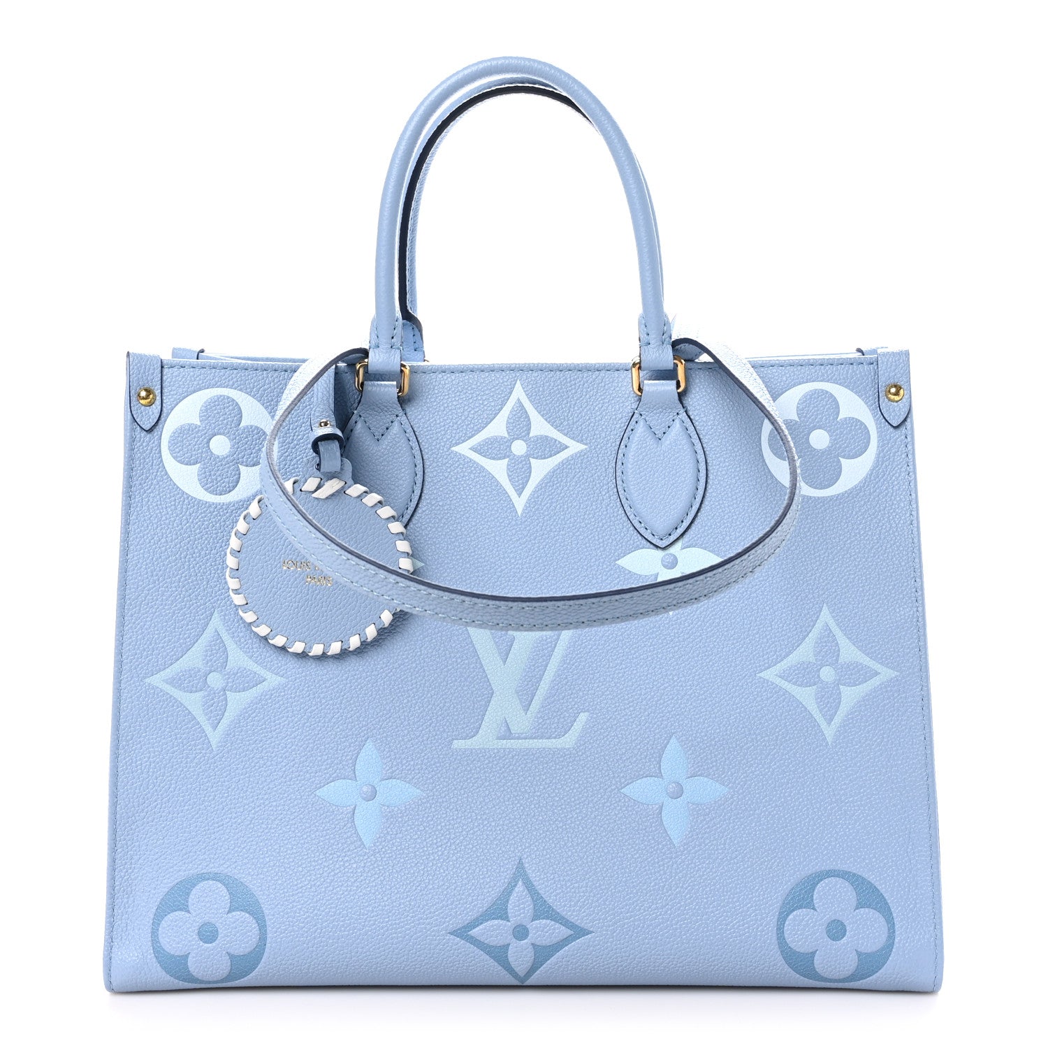Louis Vuitton Empreinte Monogram Giant By The Pool Onthego MM Summer Blue 1 of 9