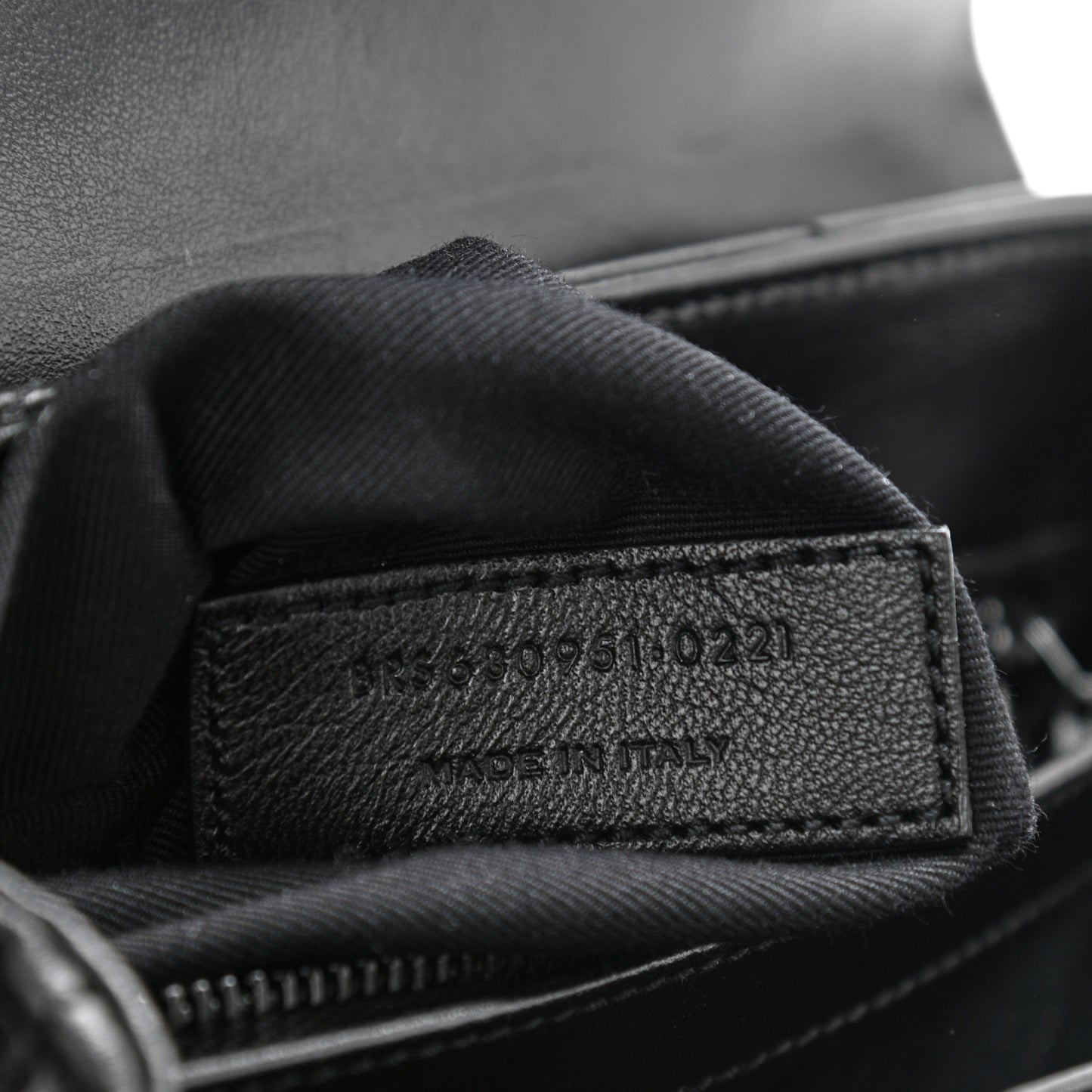 Calfskin Y Quilted Monogram Toy Loulou Crossbody Bag Black