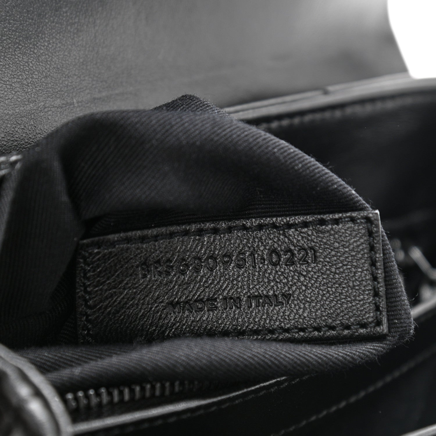Saint Laurent Calfskin Y Quilted Monogram Toy Loulou Crossbody Bag Black 8 of 11