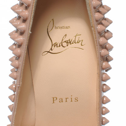 Christian Louboutin Patent Pigalle Spikes 100 Pumps 36.5 Nude 6 of 7