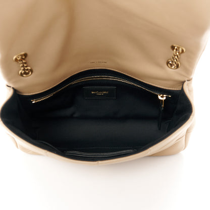 Saint Laurent Lambskin Patchwork Monogram Medium Jamie Beige 5 of 11