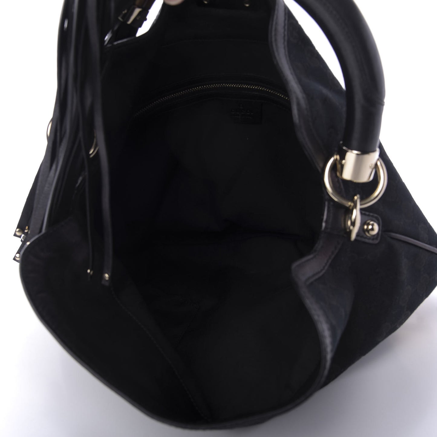 Monogram Medium Indy Top Handle Hobo Black