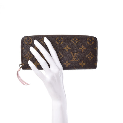 Louis Vuitton Monogram Clemence Wallet Rose Ballerine 2 of 9