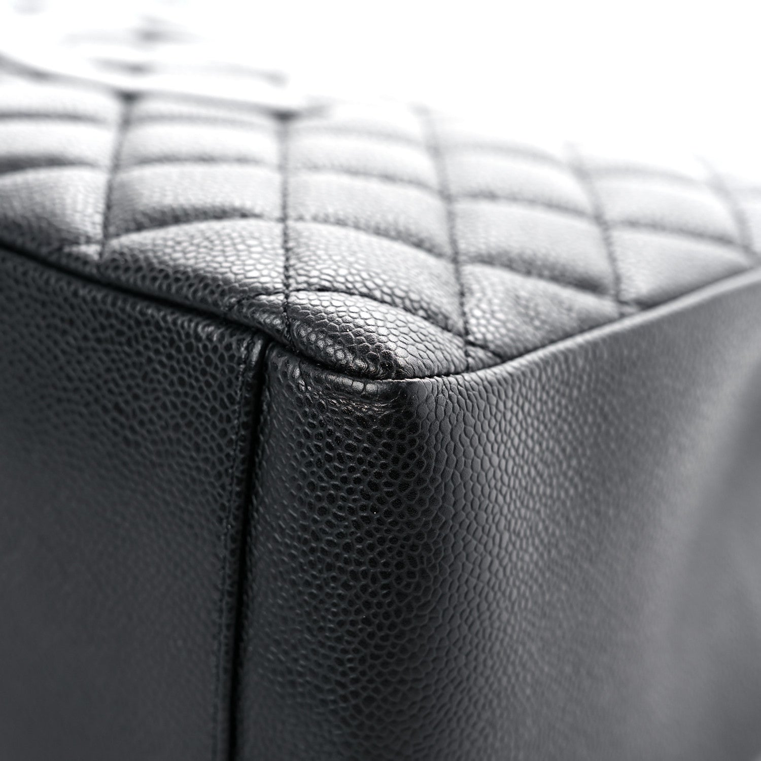 Chanel Caviar Quilted Grand Shopping Tote GST Black 10 of 14