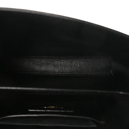 Saint Laurent Grain de Poudre Mini Classic Monogram Cassandra Top Handle Black 5 of 9
