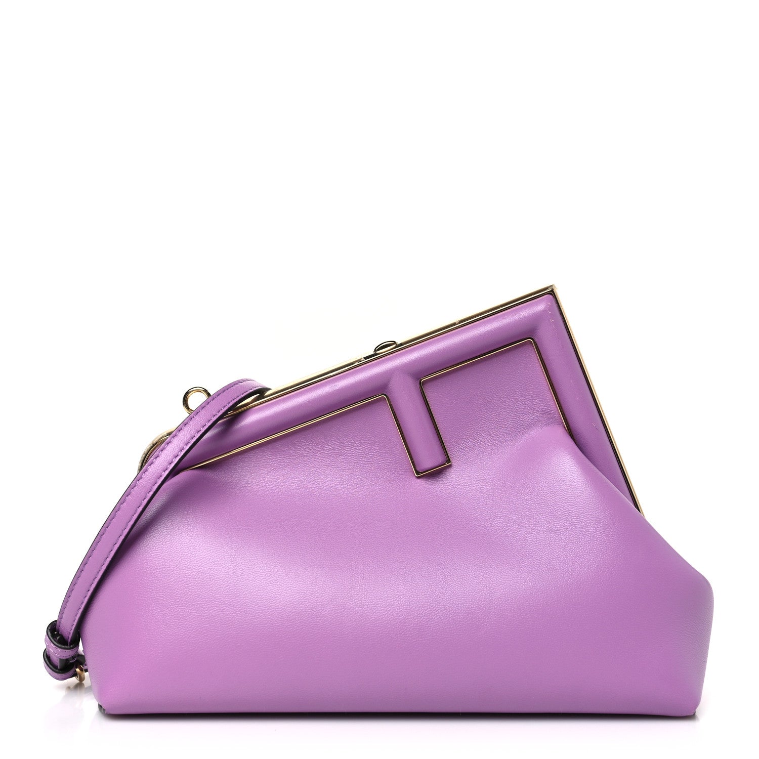 Fendi Shiny Nappa Small Fendi First Agapanto 1 of 9