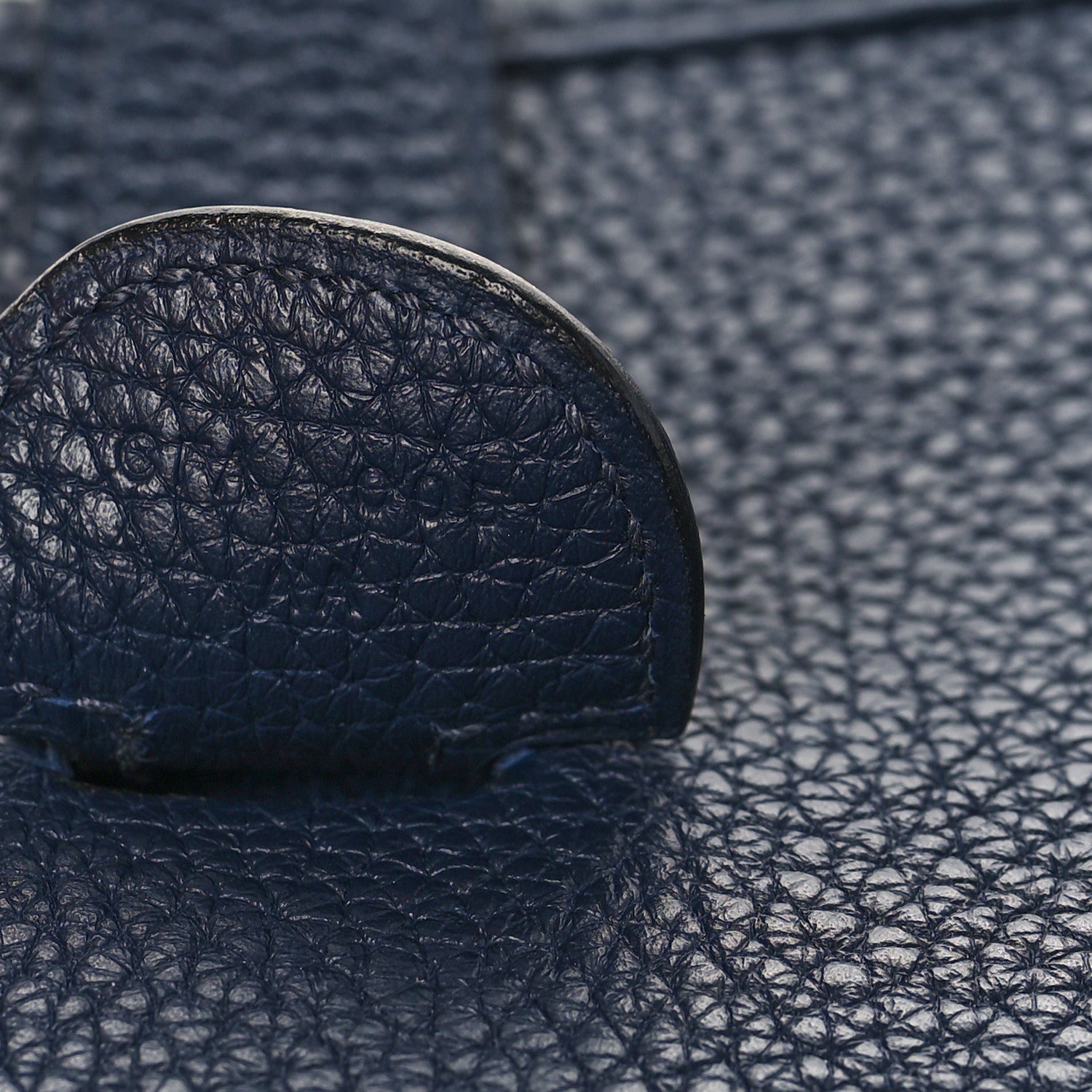 Hermes Taurillon Clemence Evelyne III GM Bleu Nuit 7 of 9