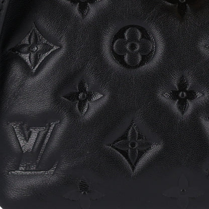 Louis Vuitton Lambskin Embossed Monogram Coussin BB Black 7 of 9