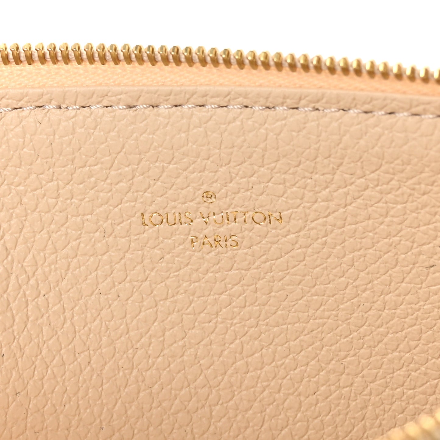 Empreinte Felicie Chain Wallet Zippered Insert Cream
