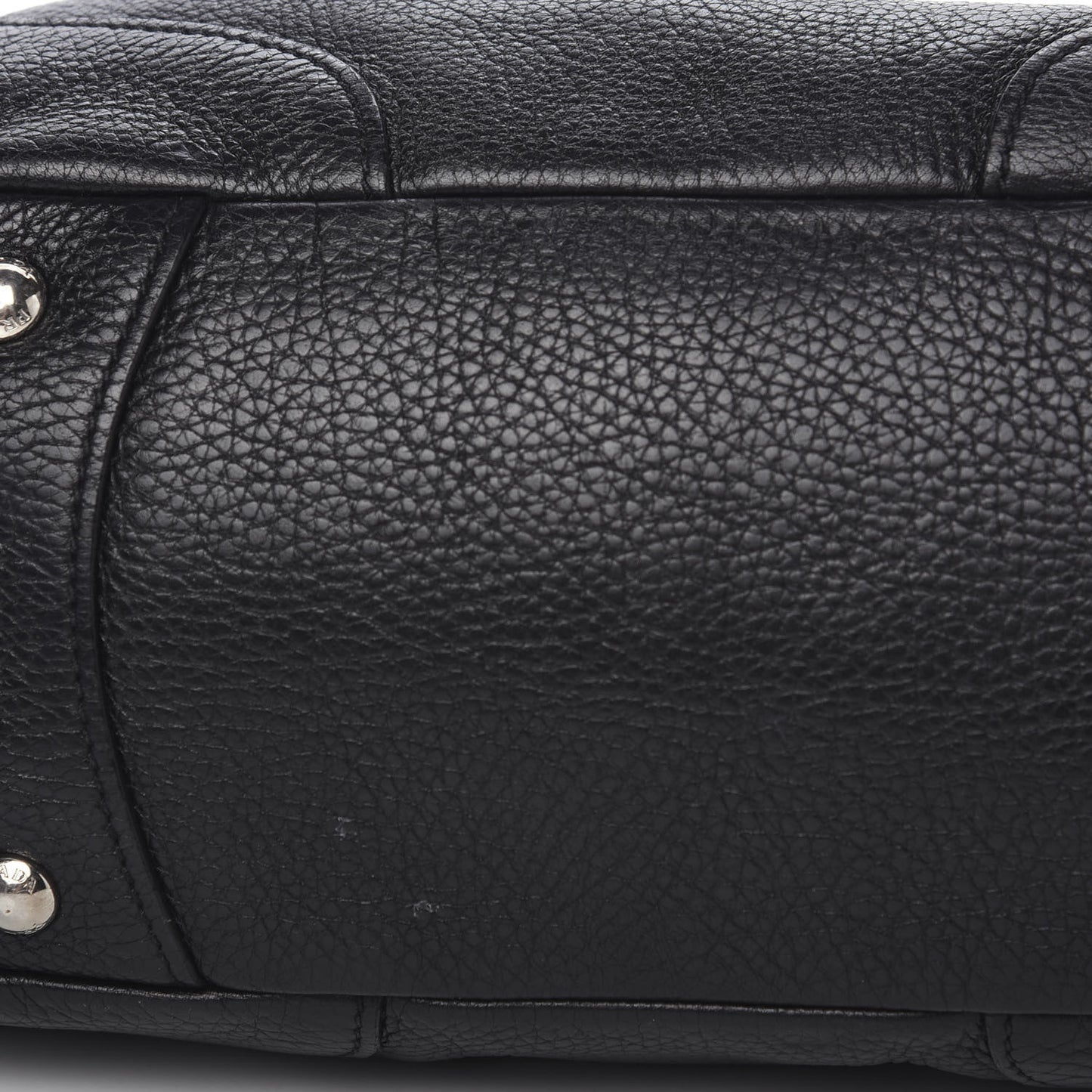Vitello Daino Side Pocket Hobo Black