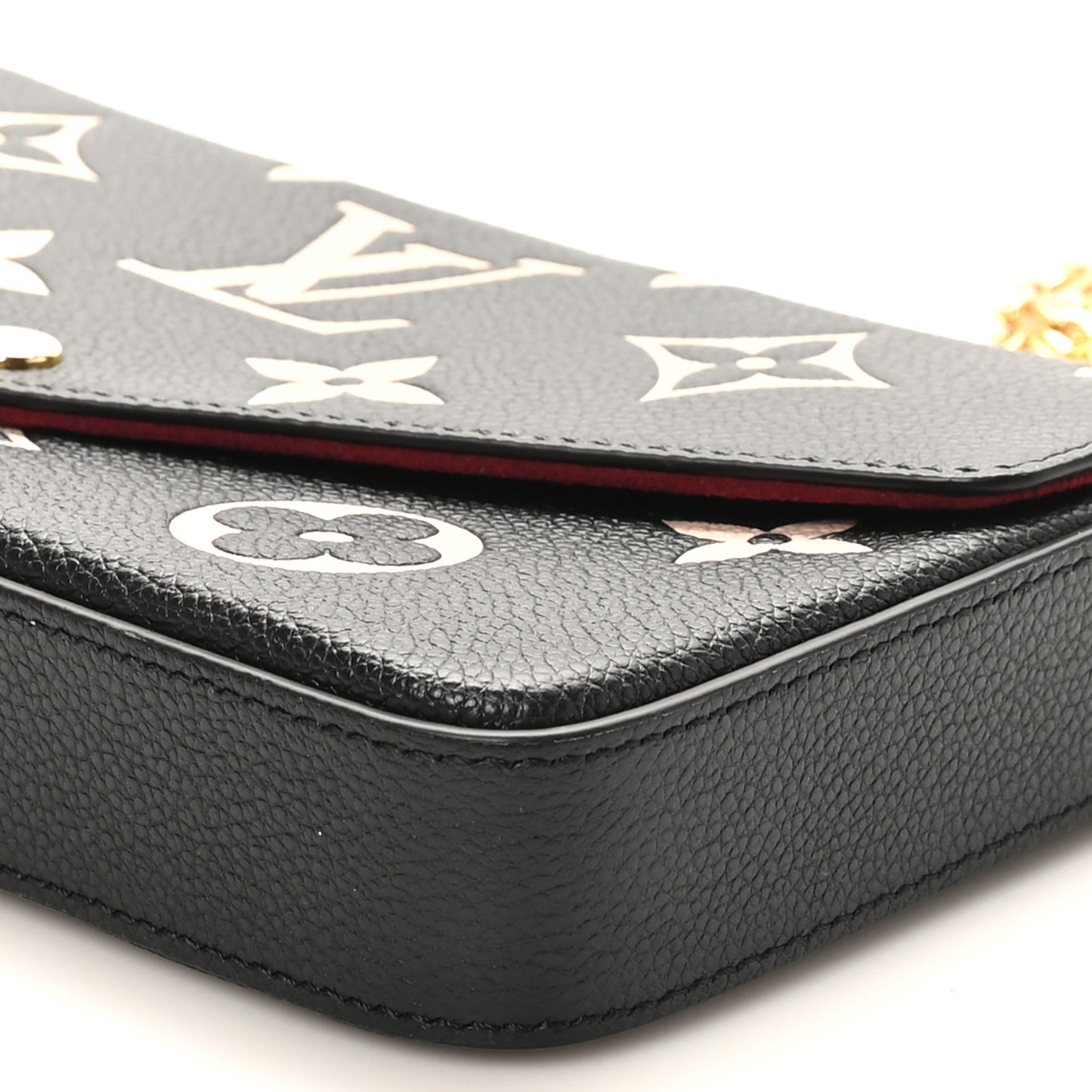 Empreinte Monogram Giant Felicie Pochette Black Beige