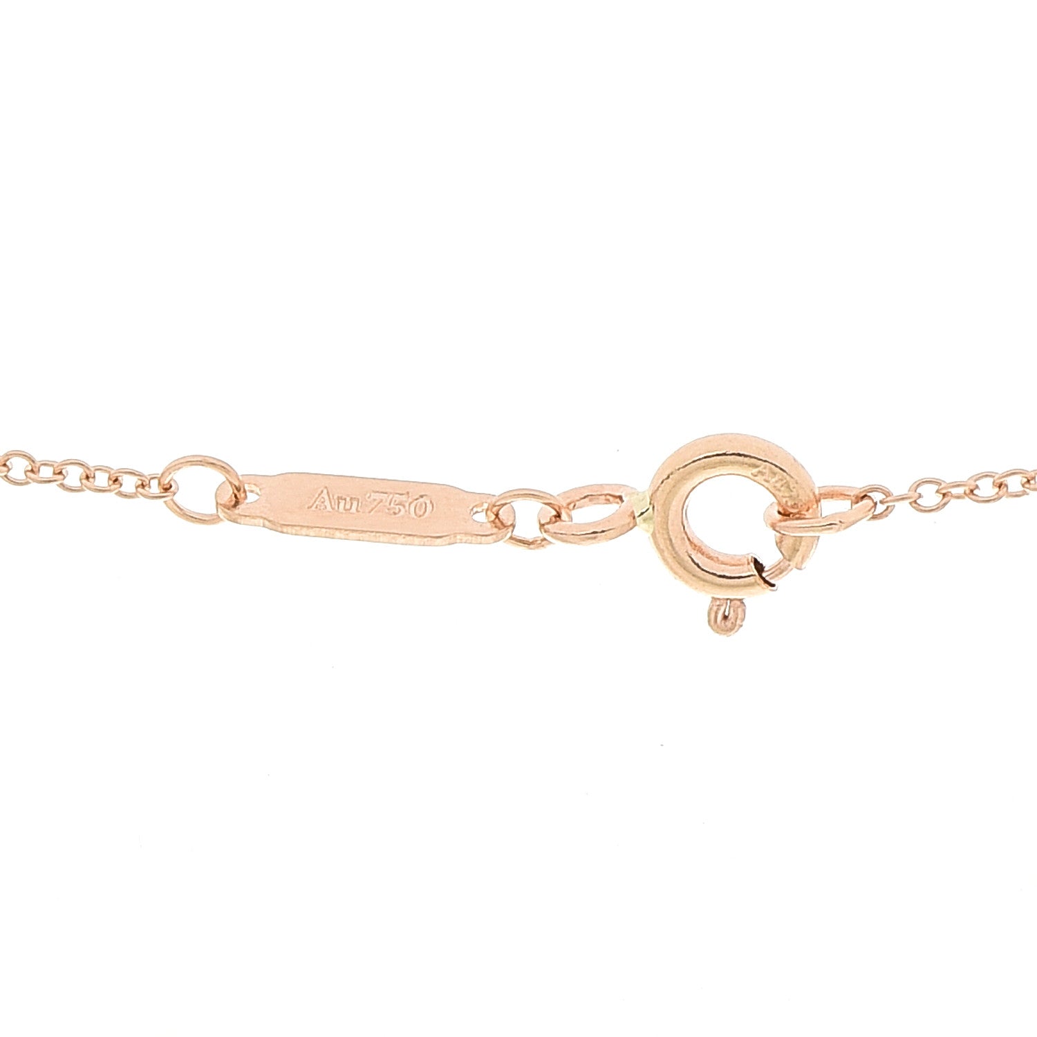 Tiffany 18K Rose Gold Naughty and Nice Pendant Necklace 7 of 8