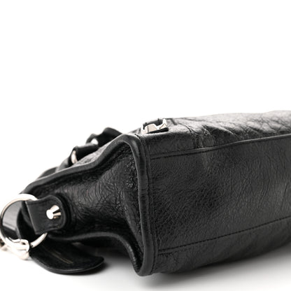 Balenciaga Agneau Classic Silver Hardware Mini City Black 9 of 10