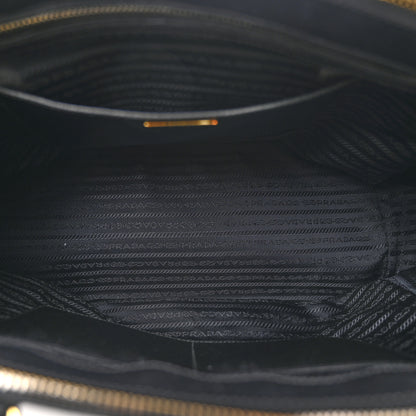 Prada Saffiano Lux Large Galleria Double Zip Tote Black 5 of 16