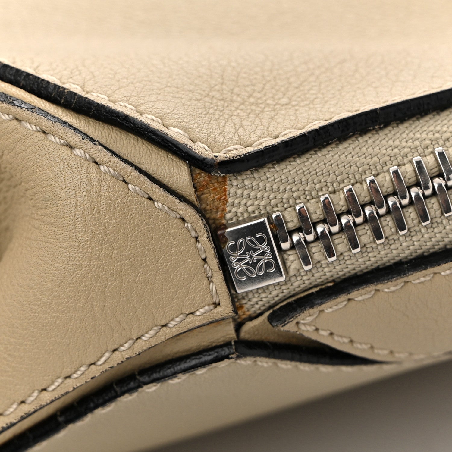 Loewe Calfskin Large Puzzle Bag Piedra 12 of 13