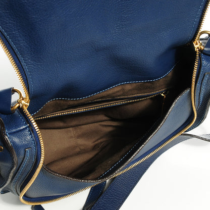 Chloe Calfskin Medium Marcie Round Crossbody Bag Royal Navy 5 of 12