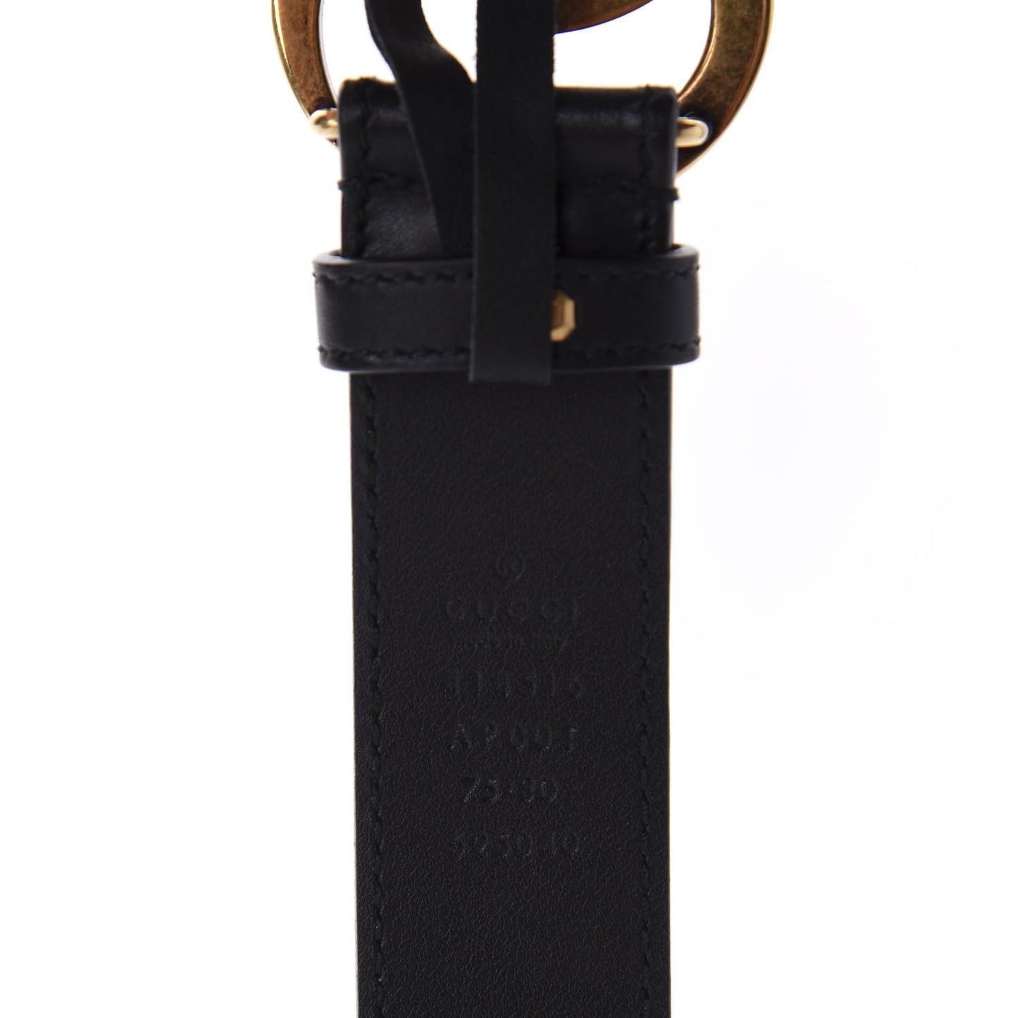 Calfskin Double G 30mm Belt 75 30 Black