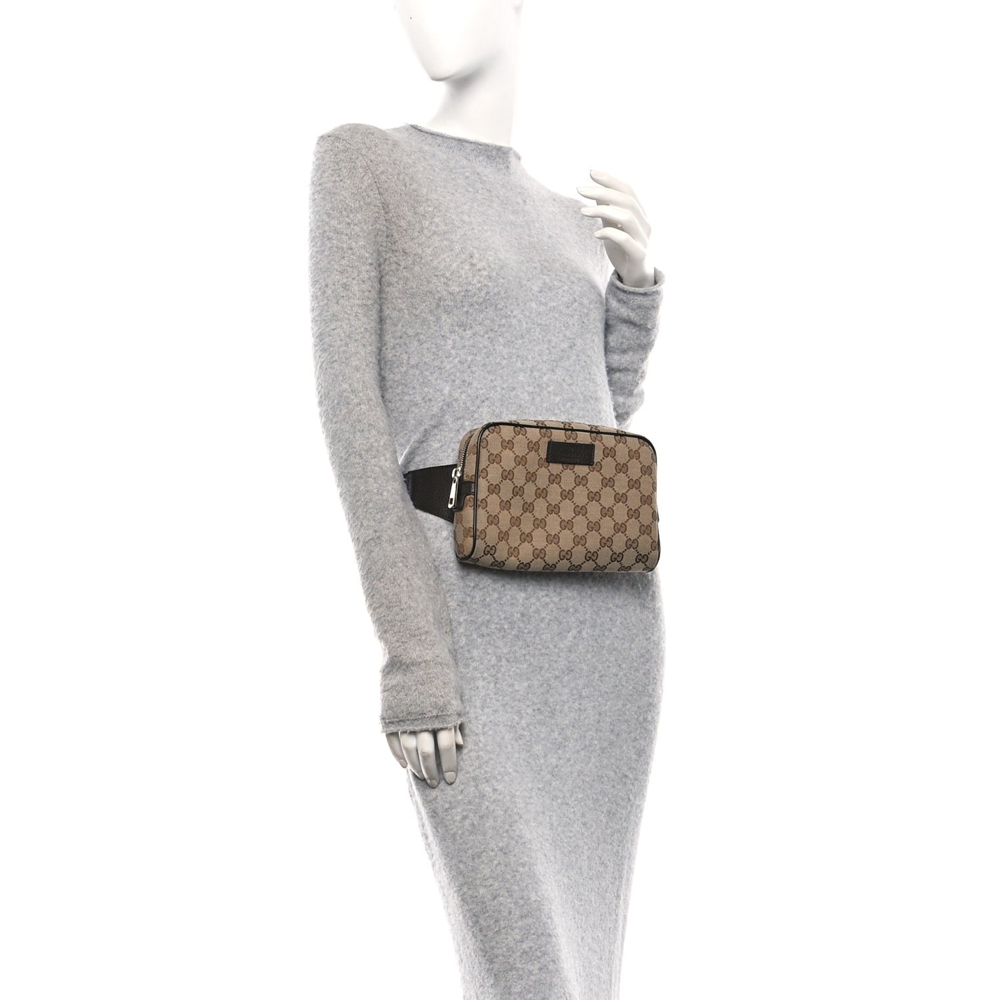 Monogram Belt Bag Dark Brown