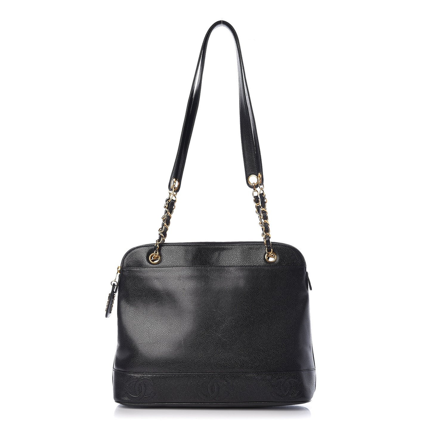 Caviar CC Shoulder Bag Black