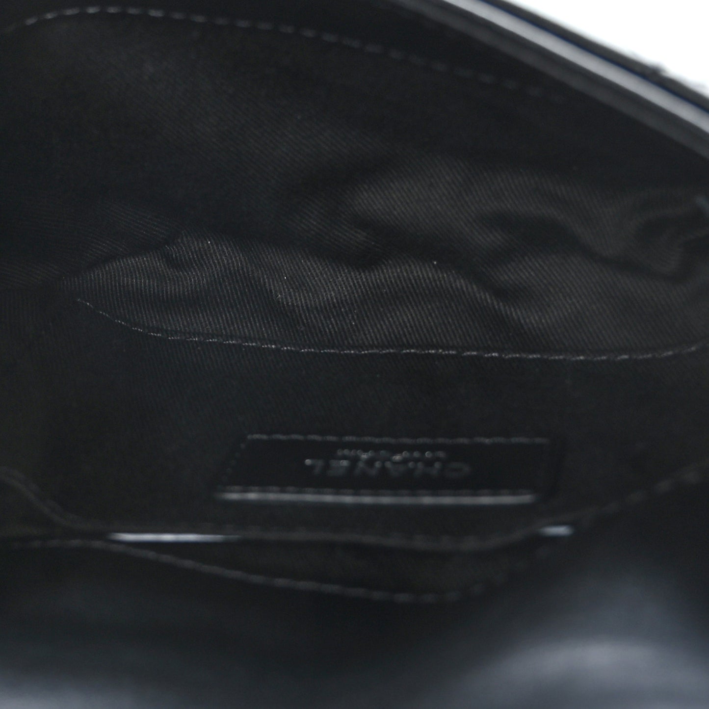 Calfskin Quilted CC Uniform Flap Belt Bag Black