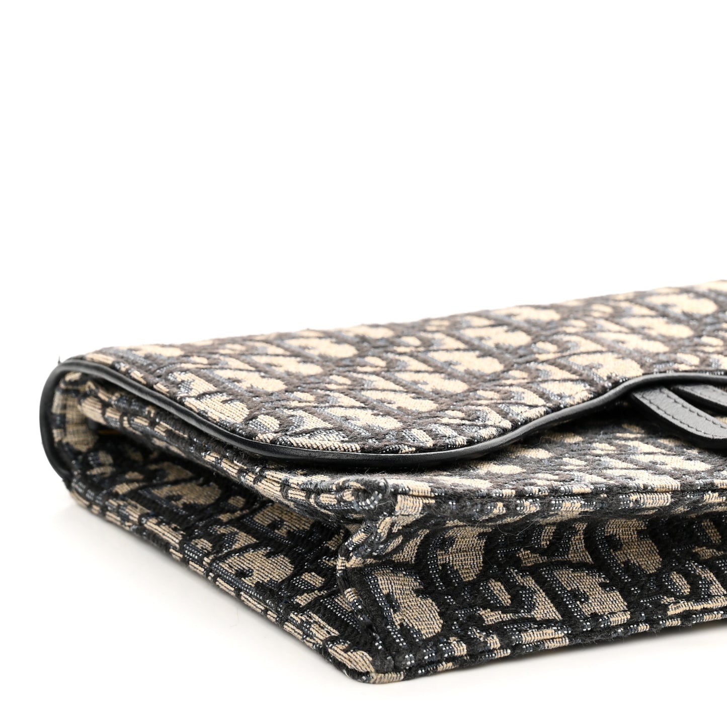 Oblique Saddle Chain Pouch Blue