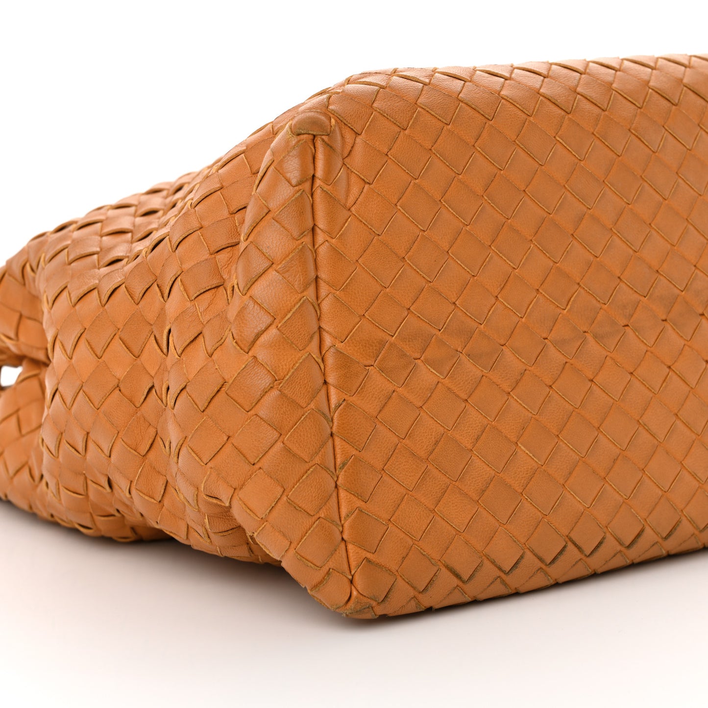 Nappa Intrecciato Medium Garda Bag Orange