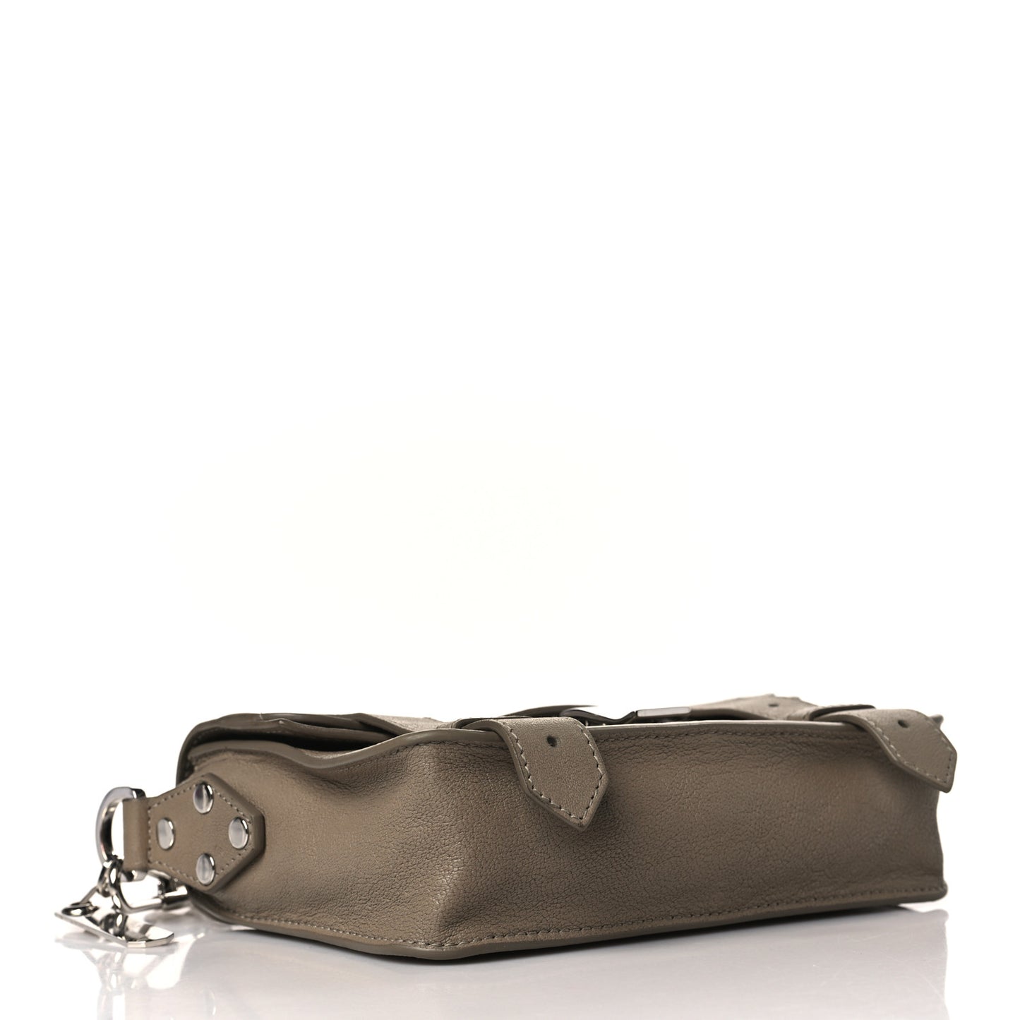 Lambskin PS1 Mini Pouch Messenger Smoke