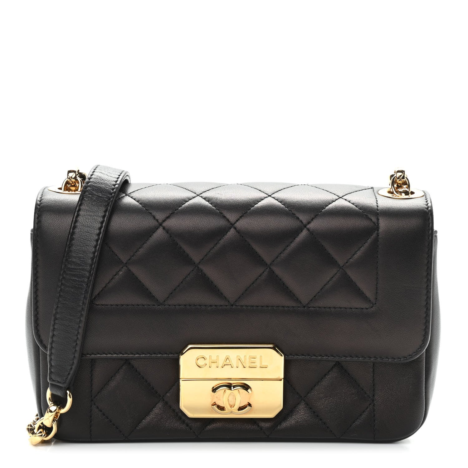 Chanel Lambskin Mini Chic With Me Flap Black 1 of 11