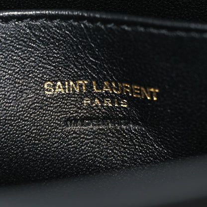 Saint Laurent Calfskin Monogram Baby Cabas Black 7 of 11