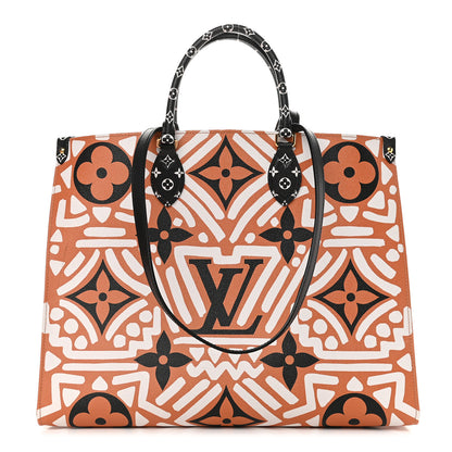 Louis Vuitton Monogram Giant Crafty Onthego GM Crème Caramel 1 of 8