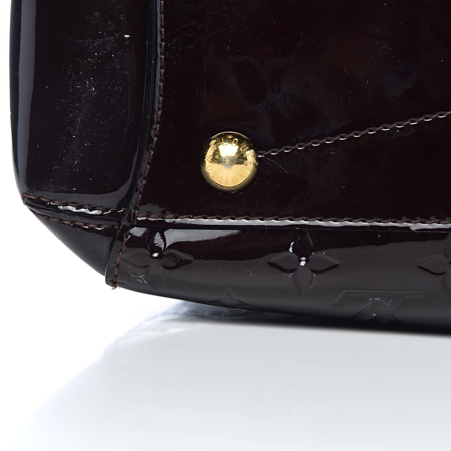 Louis Vuitton Vernis Montaigne MM Amarante 13 of 14