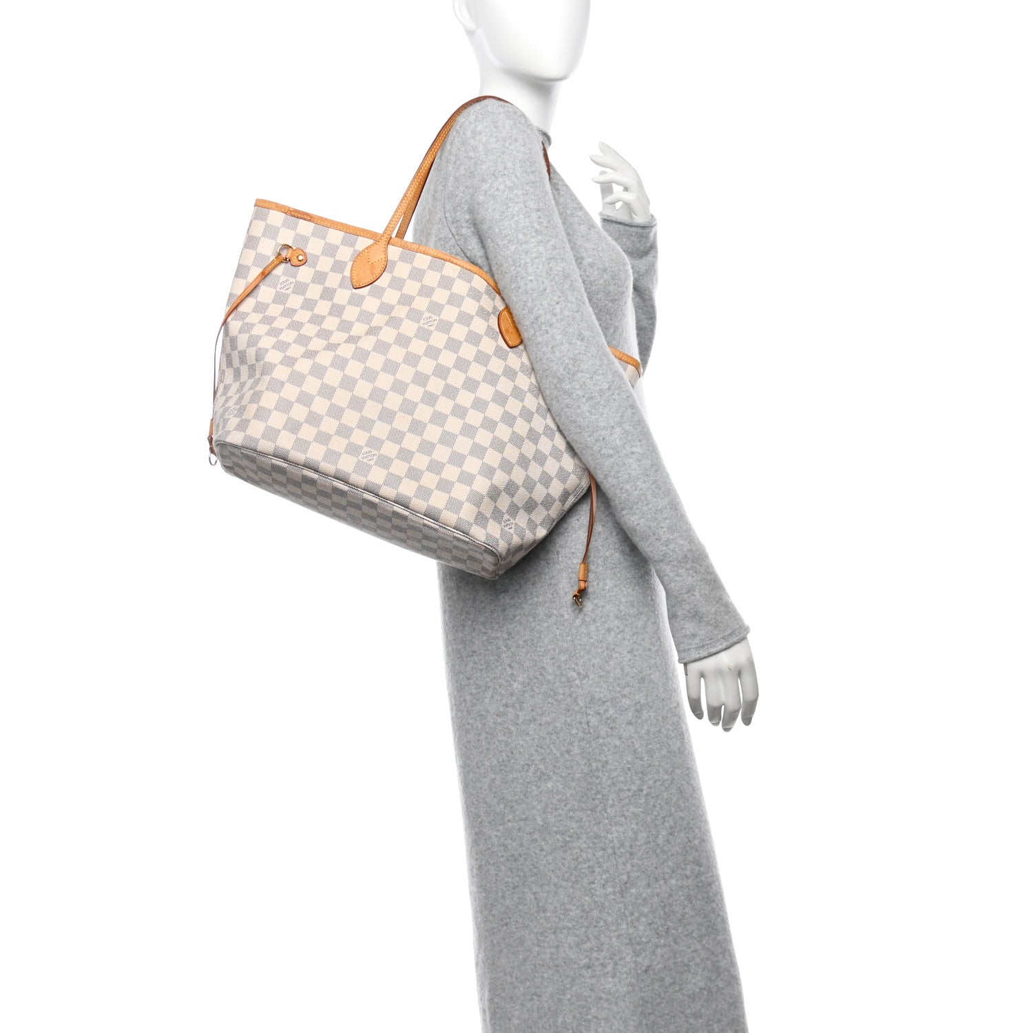 Louis Vuitton Damier Azur Neverfull MM 2 of 10