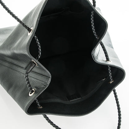 Gucci Calfskin Large Gifford Braided Handle Tote Black 5 of 7