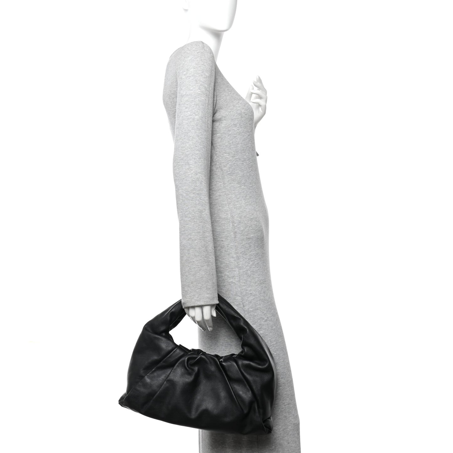 Smooth Butter Calfskin Small The Shoulder Pouch Black