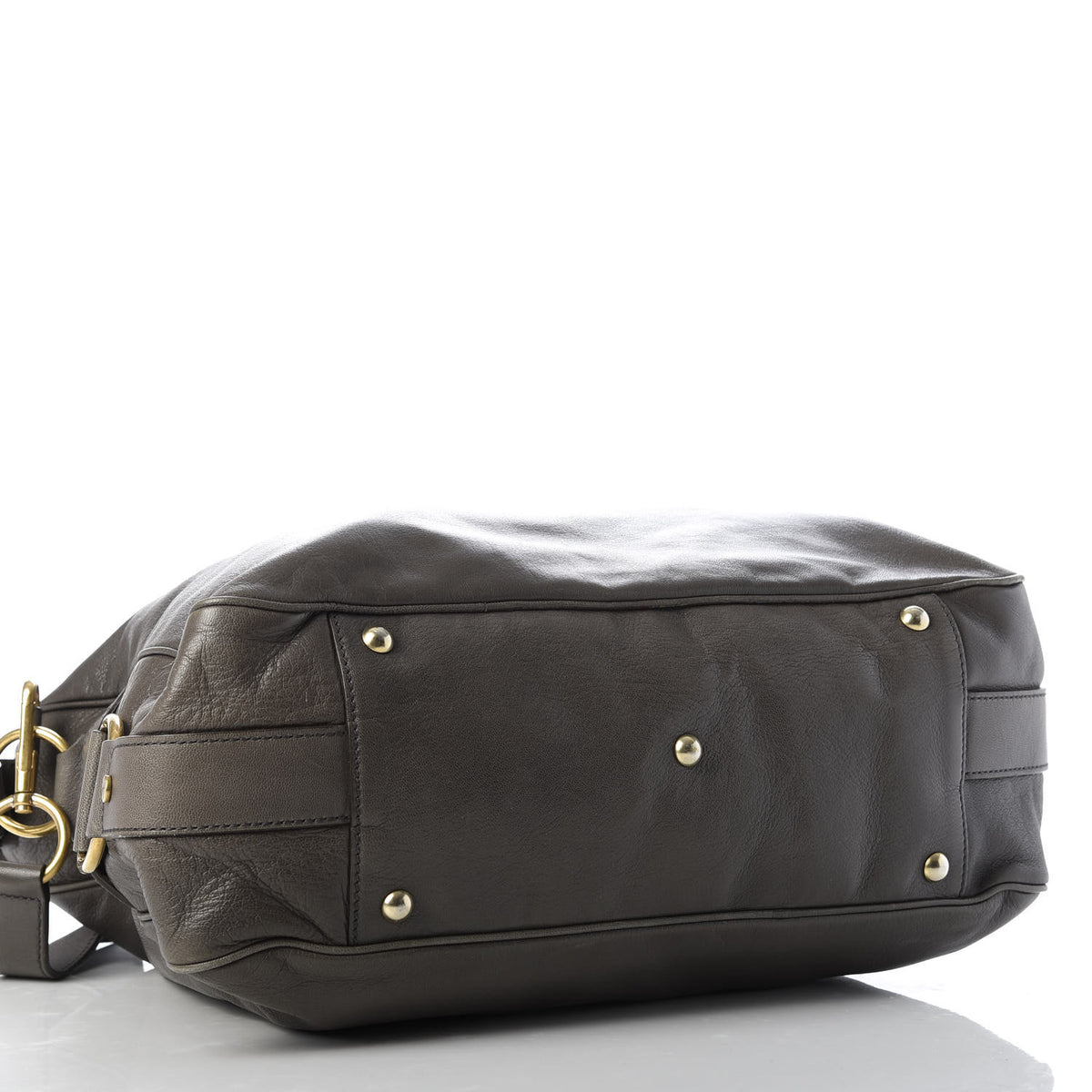 Calfskin Muse Messenger Bag Grey