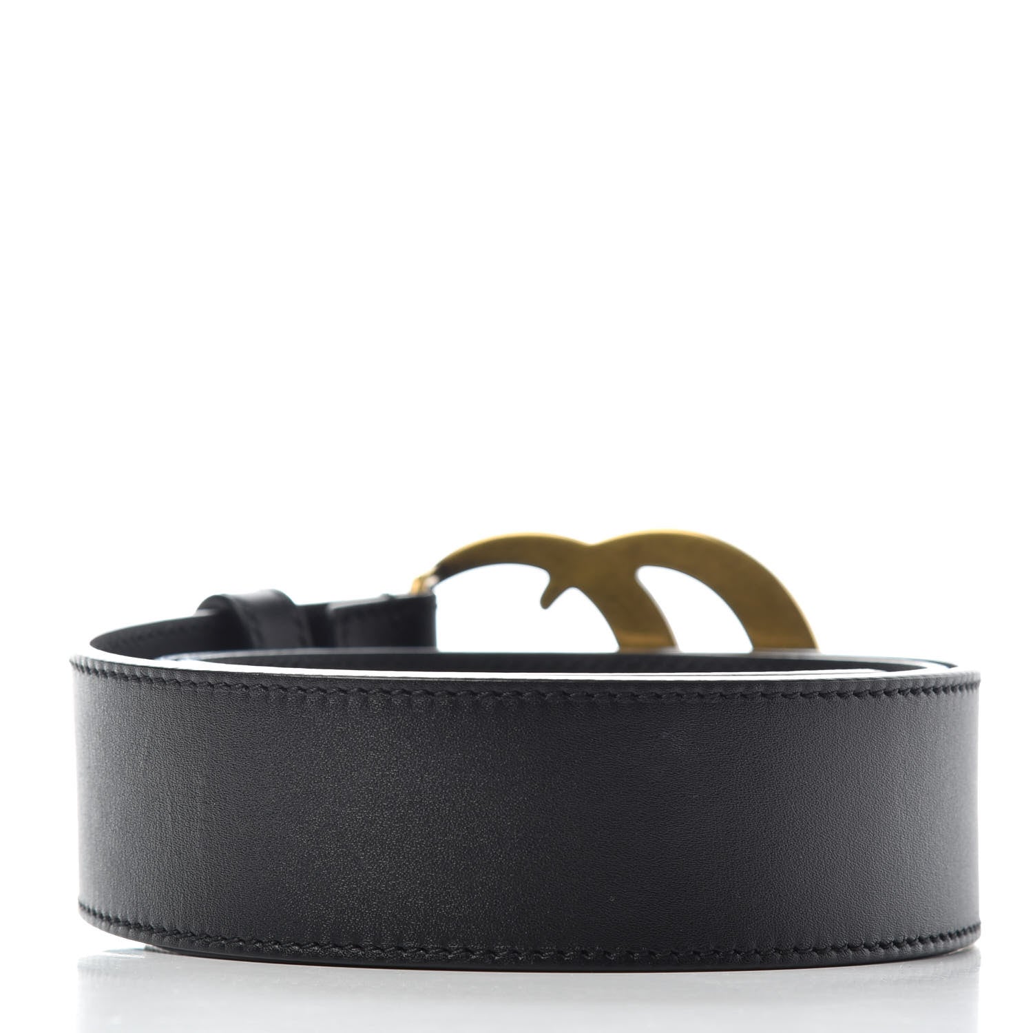 Gucci Calfskin Double G 40mm Belt 85 34 Black 2 of 6