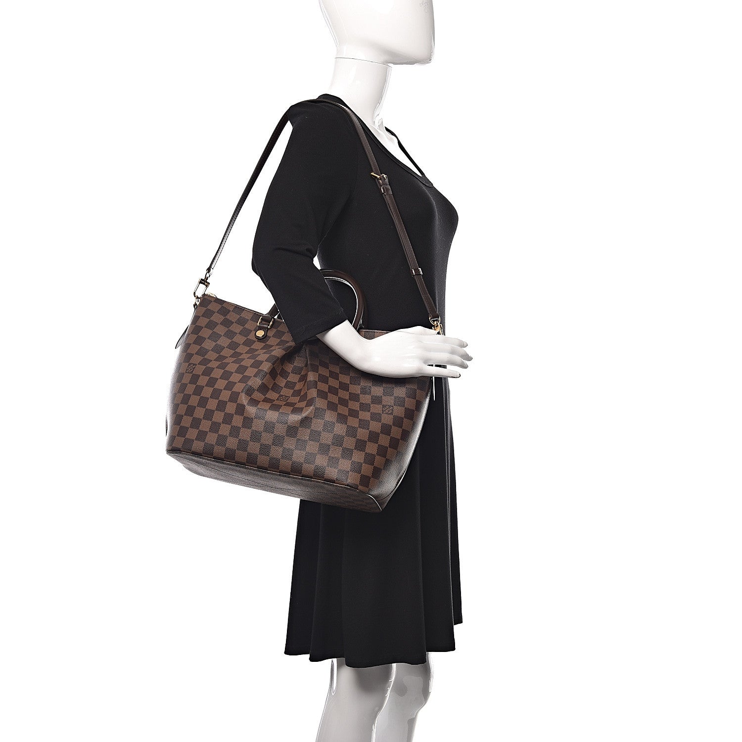 Louis Vuitton Damier Ebene Siena GM 2 of 11