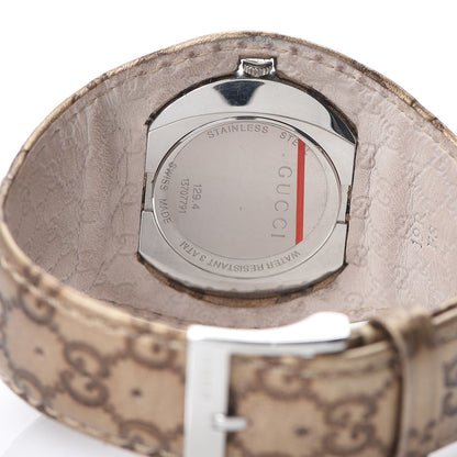 Gucci Stainless Steel Calfskin 36mm U-Play Quartz Watch Taupe 4 of 6