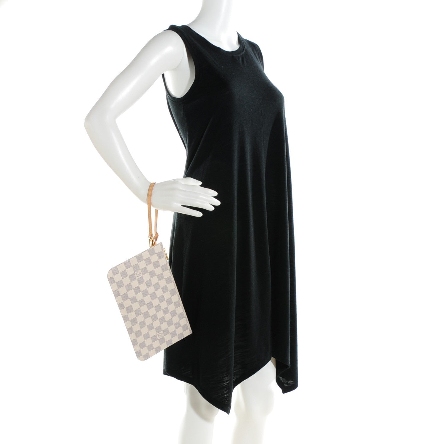 Louis Vuitton Damier Azur Neverfull MM GM Pochette 2 of 7