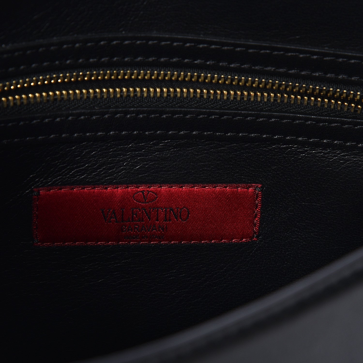 Valentino Garavani Calfskin My Rockstud Saddle Bag Black 10 of 11