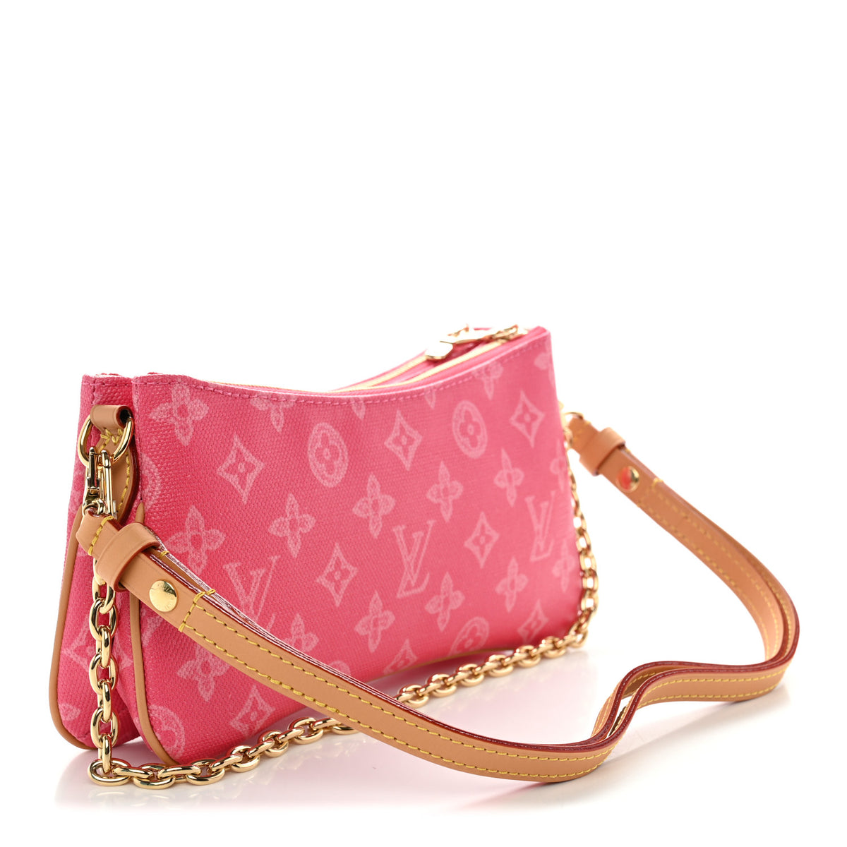 Louis Vuitton Monogram Origine Liv Pochette Rose Ruban 3 of 11