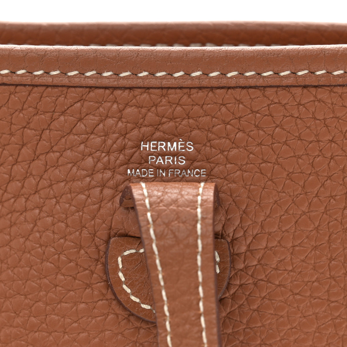 Hermes Taurillon Clemence Evelyne TPM Gold 6 of 11