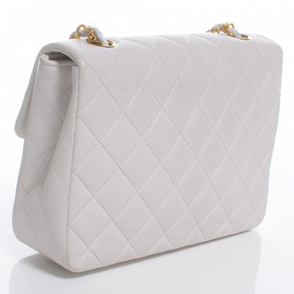 Chanel Lambskin Mini Flap White 3 of 9