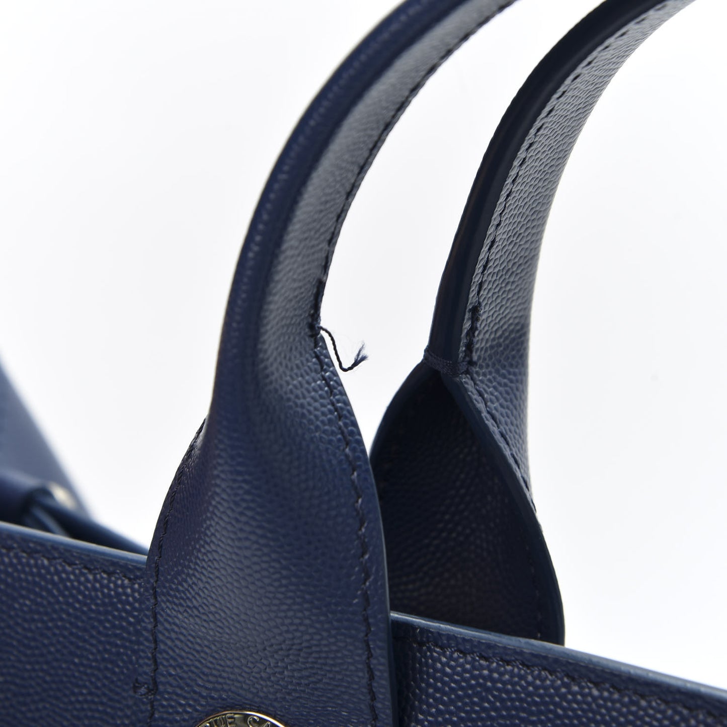 Caviar Small Studded Deauville Tote Navy
