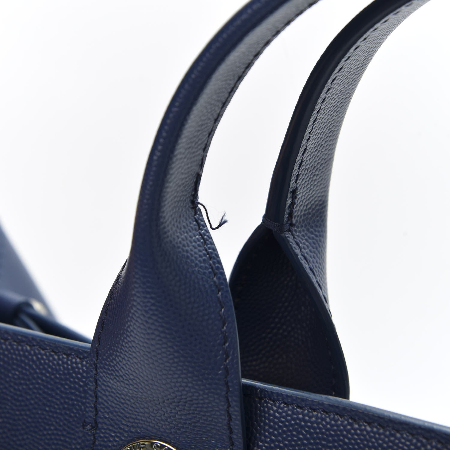 Chanel Caviar Small Studded Deauville Tote Navy 7 of 10