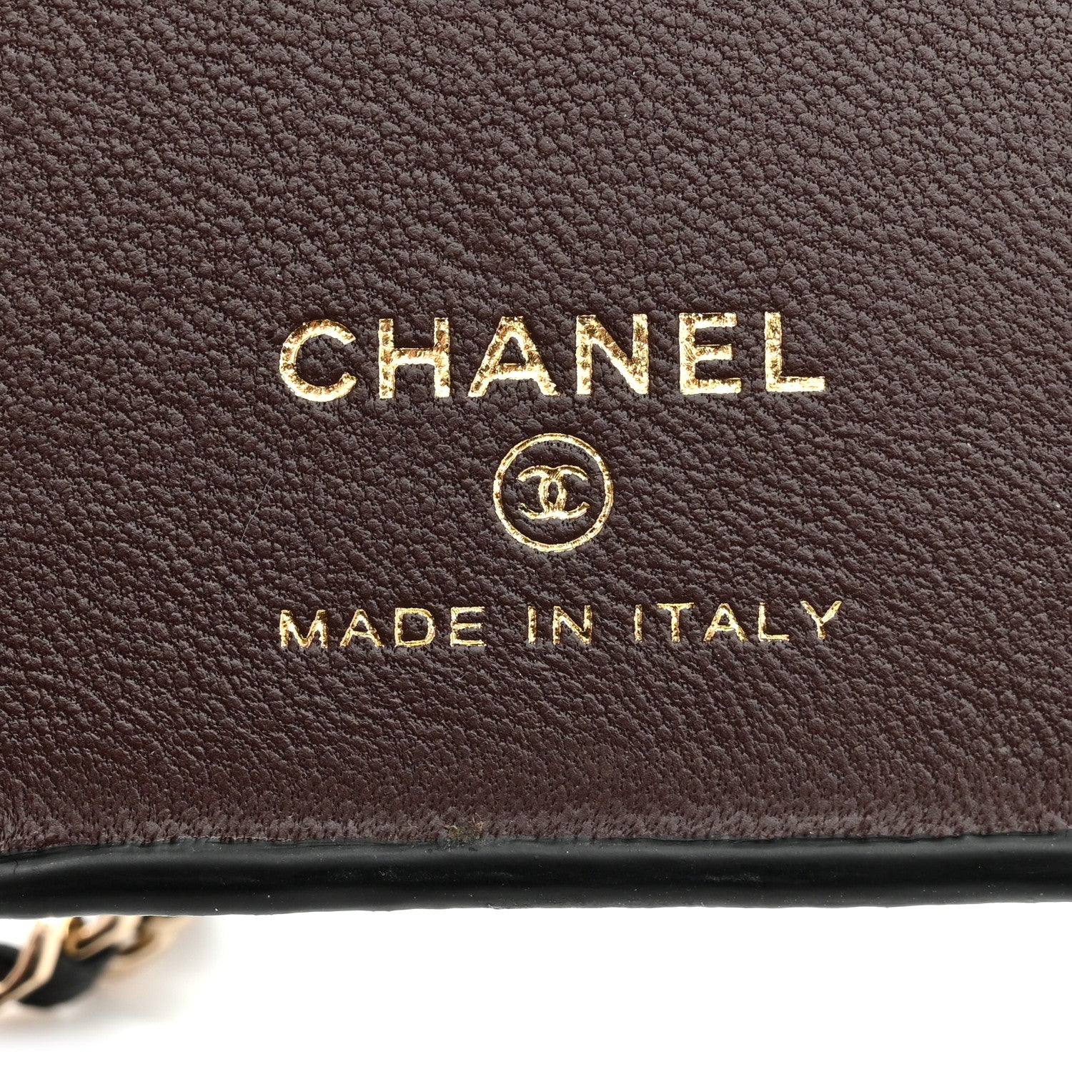 Chanel Caviar Quilted Pearl Crush iPhone XII Pro Max Holder With Chain Black 6 of 10