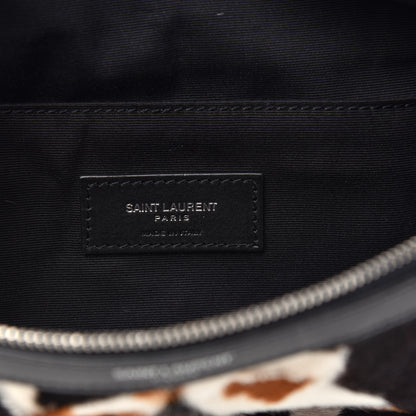 Saint Laurent Calfskin Calf Hair Pony Belt Bag Multicolor 6 of 10