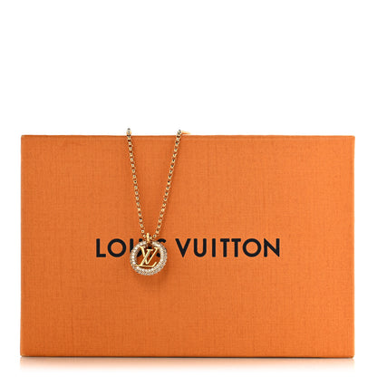 Louis Vuitton Metal Crystal Louise By Night Necklace 6 of 6
